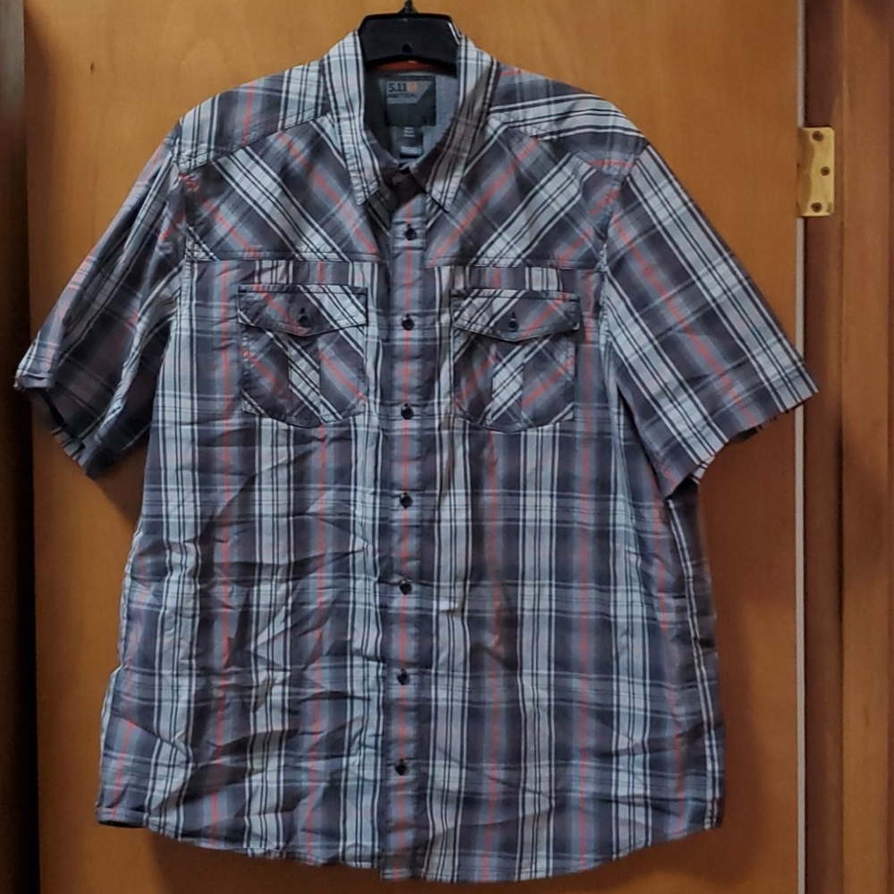 Plaid 5.11 Tactical short sleeved shirt